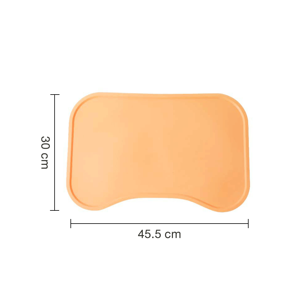 แผ่นซิลิโคนรองจานสัตว์เลี้ยง THAI SUN SPORT รุ่น PET0018-OR สีส้ม